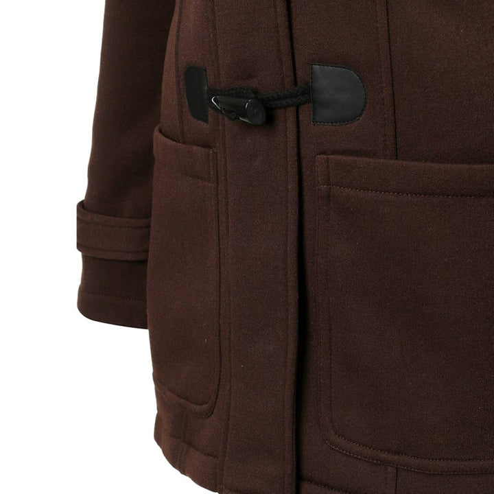 Stilla | Uld Toggle Duffle Frakke Hættefuzzy Fodret Duffle Frakke