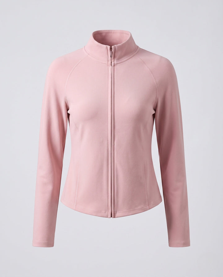 Kvinders fashionable fleecejakke med en livlig pasform Skovae