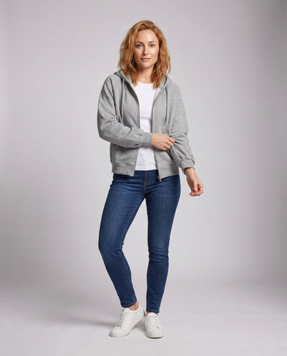 Ladies Oversized Hoodie Jacket with Zipper Skovae