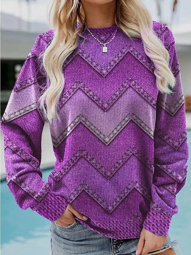 Stilla | Den Behagelige Geometriske Sweatshirt