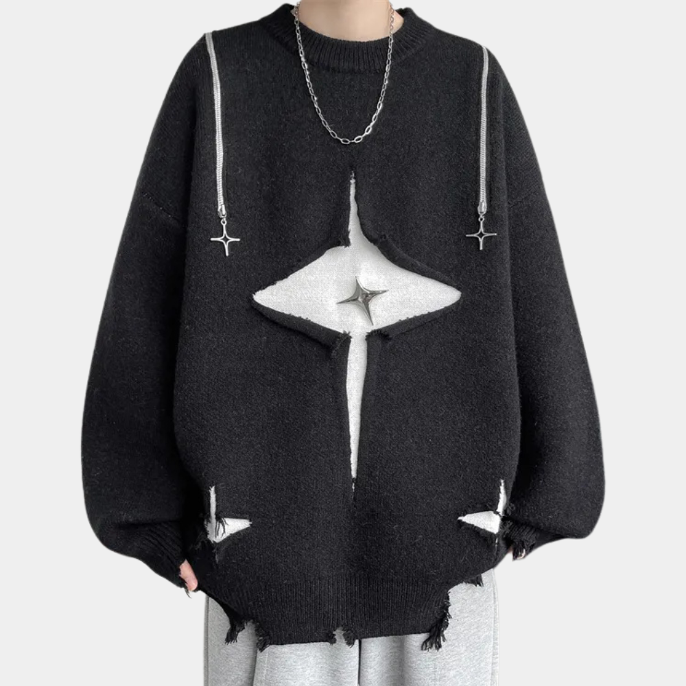 Stilla | Løs Rundhals Sweater til Mænd