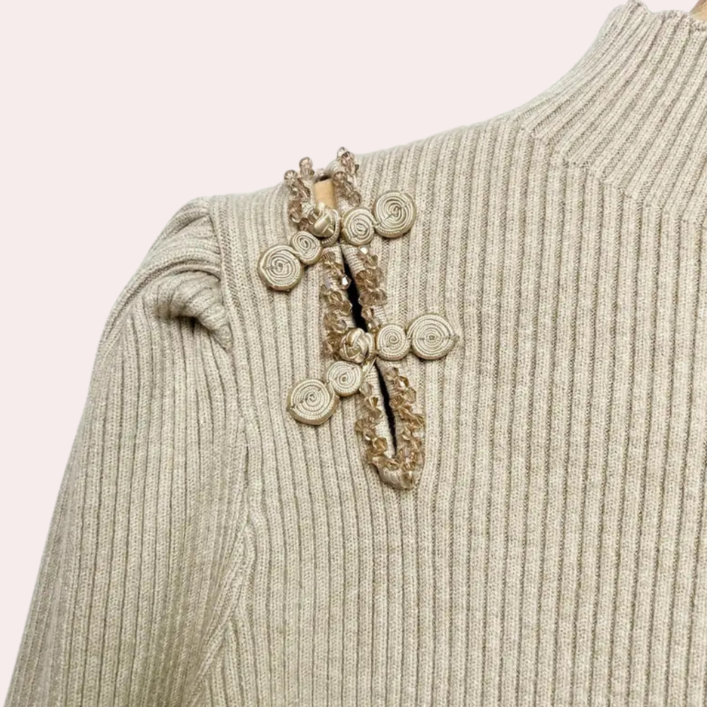 Stilla | Moderigtigt Ribbede Sweater til Kvinder
