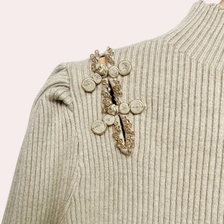 Stilla | Moderigtigt Ribbede Sweater til Kvinder
