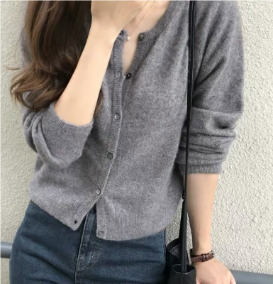 Stilla | Dame Cardigan Af Enkel Strik