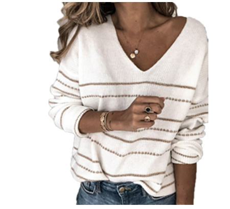 Stilla | V-udskæring Pullover Damer Calido