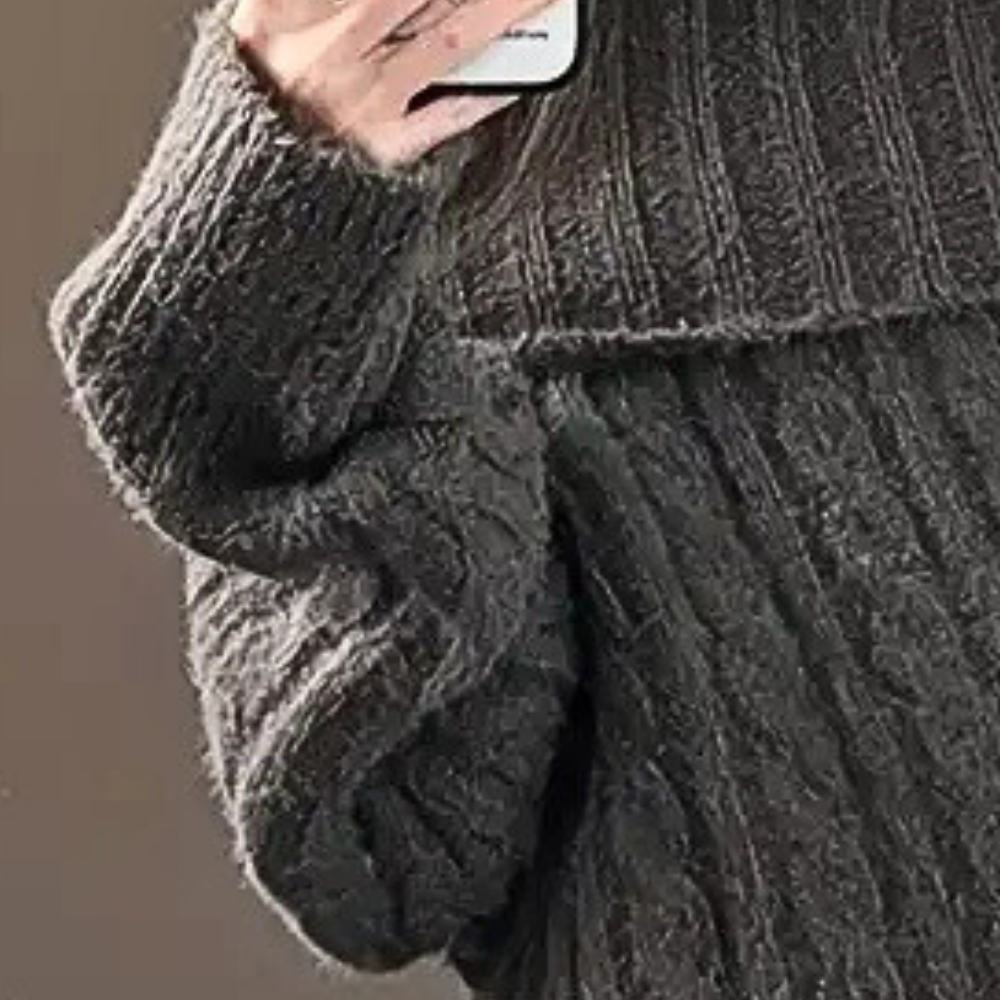 Stilla | Løs Sweater med Bare Skuldre til Damer