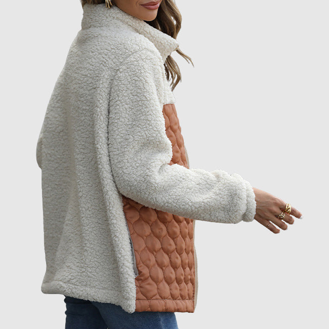 Stilla | Plys Patchwork Kvinder Vinterjakke
