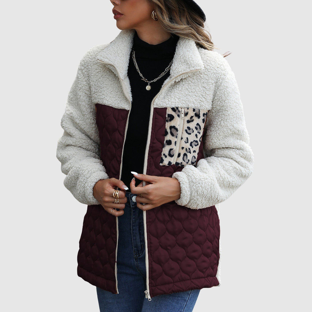 Stilla | Plys Patchwork Kvinder Vinterjakke