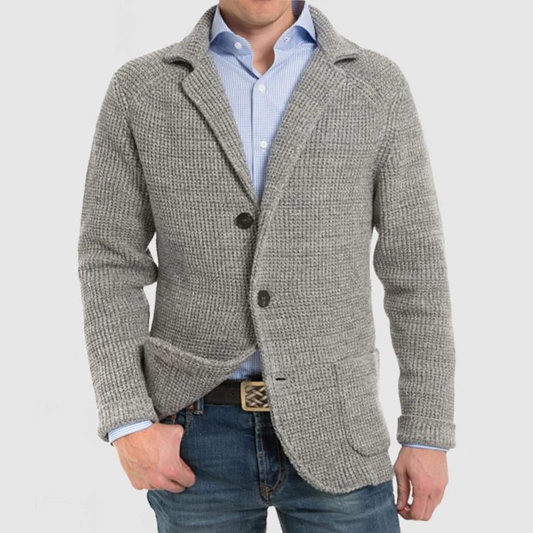 Stilla | Herr Strikblazer med To Knapper