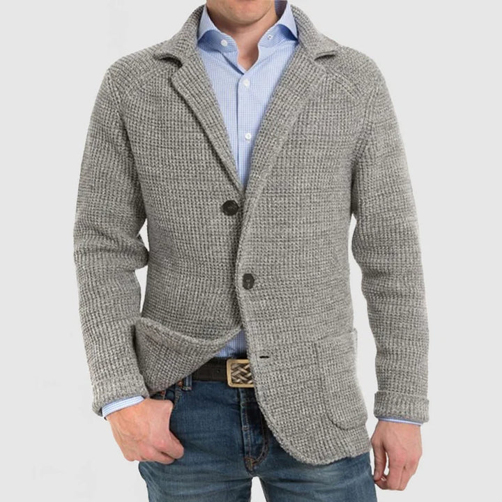 Stilla | Herr Strikblazer med To Knapper