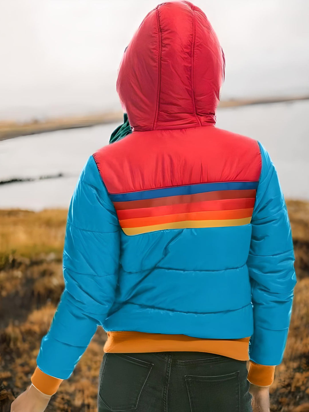 Stilla | Retro Steppjakke med Hætte - Modetrend Vinterjakke I Vintage-Stil