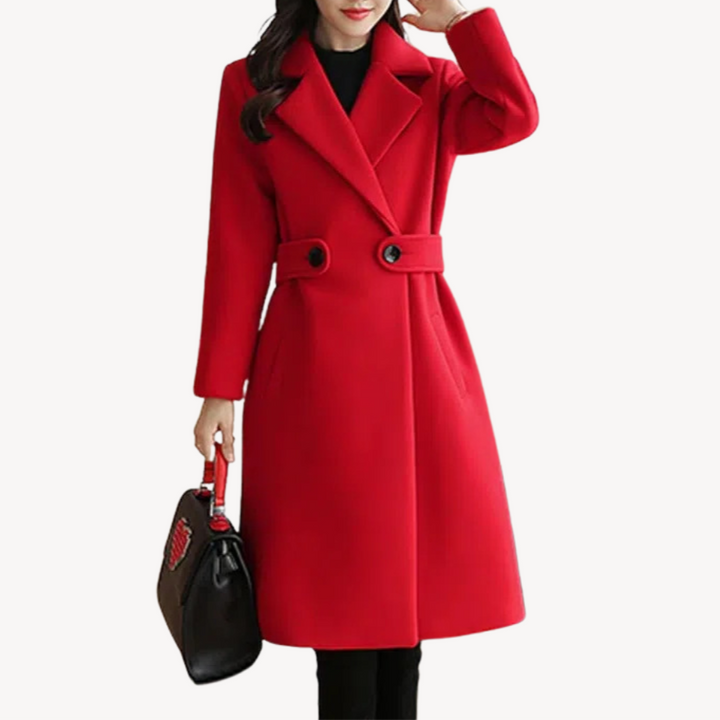 Stilla | Damers Uld-Trenchcoat