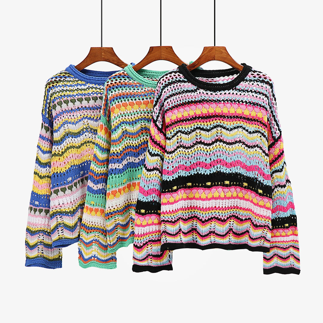 Stilla | Trendy Løs Strikpullover