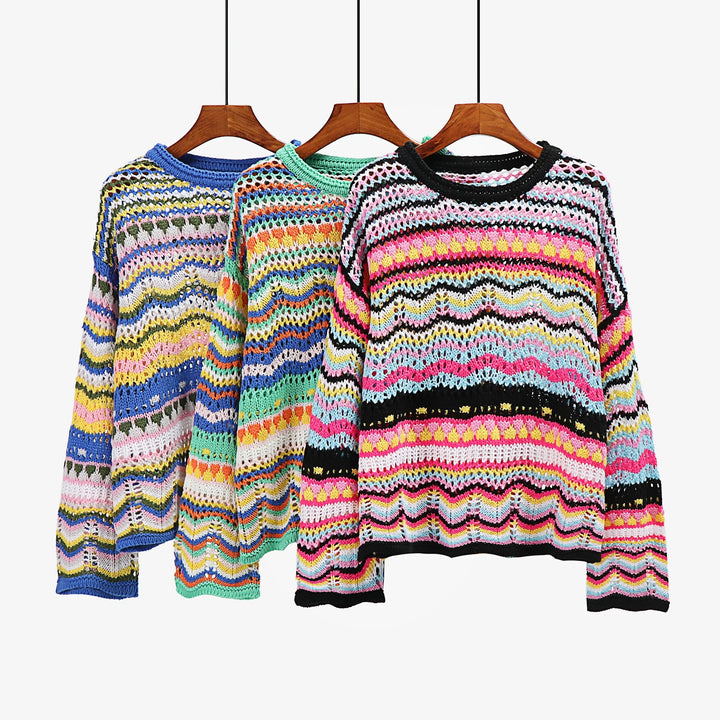 Stilla | Trendy Løs Strikpullover