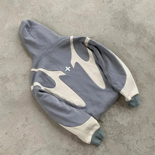 Stilla | Zip Hoodie med Dæmonmotiv
