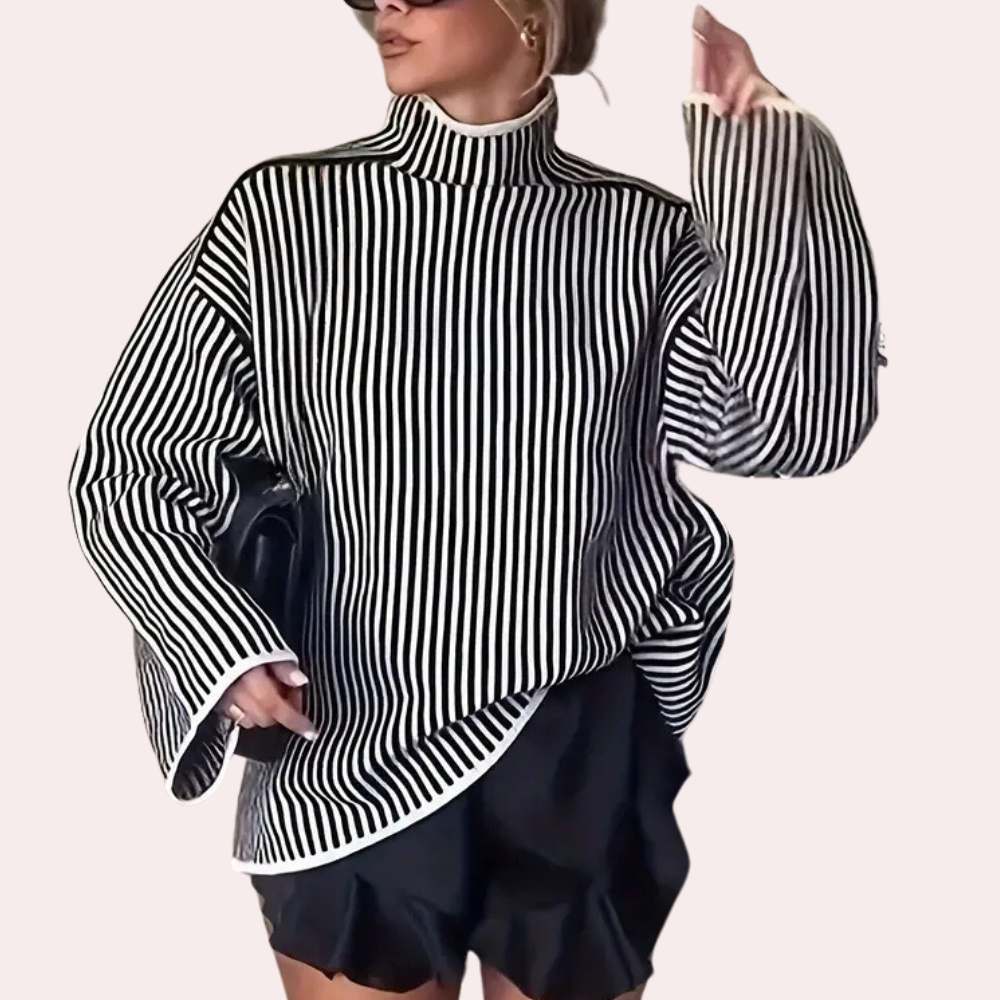 Stilla | Klassisk Stribet Sweater til Damer