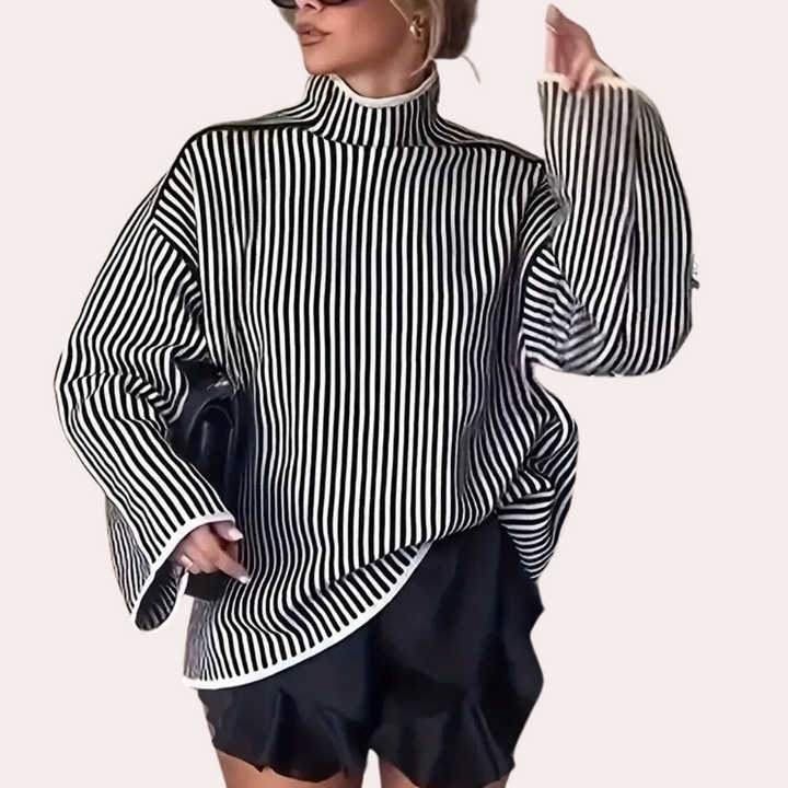 Stilla | Klassisk Stribet Sweater til Damer