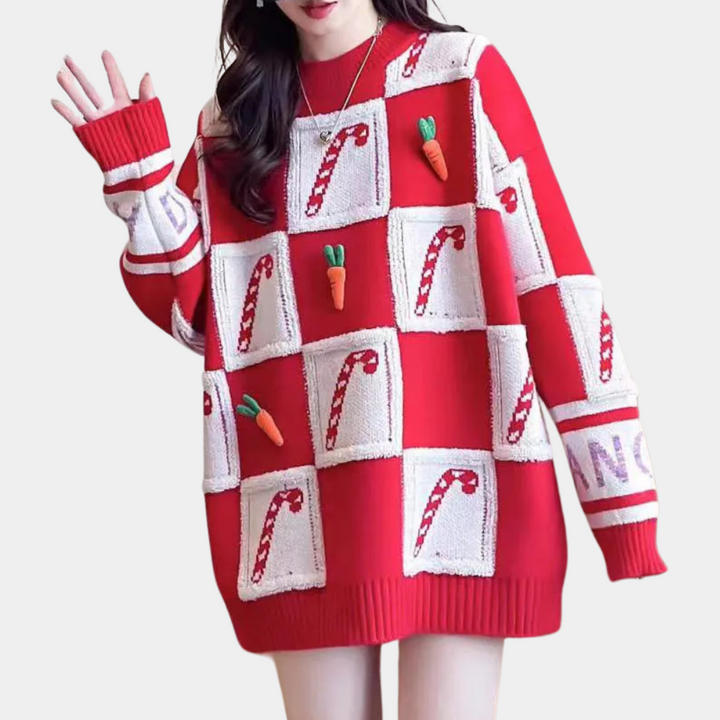 Stilla | Overdimensioneret julesweater Dårlig julesweater kvinder