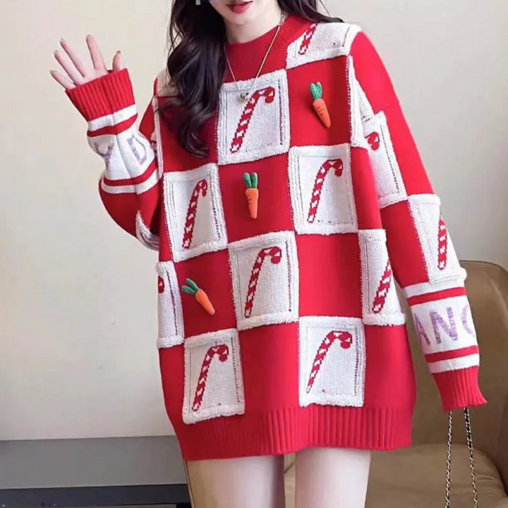Stilla | Overdimensioneret julesweater Dårlig julesweater kvinder