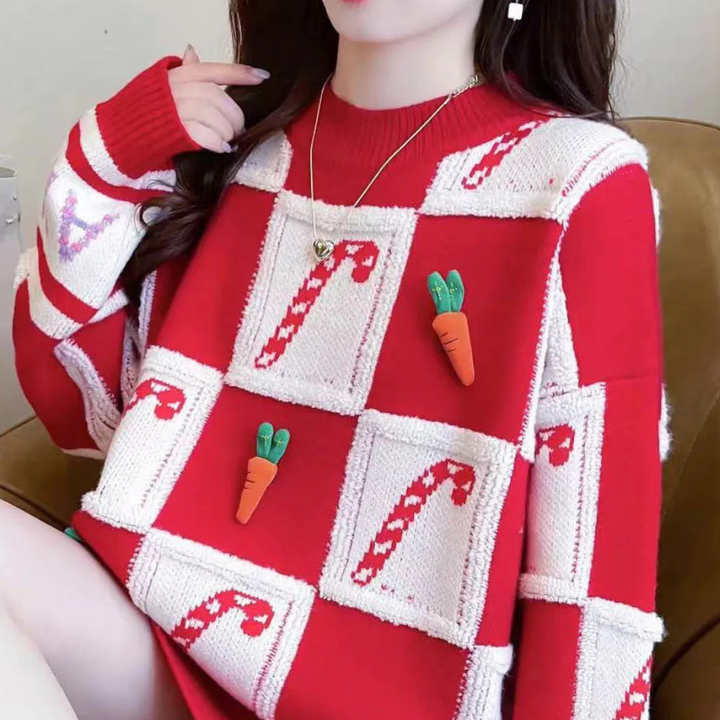 Stilla | Overdimensioneret julesweater Dårlig julesweater kvinder