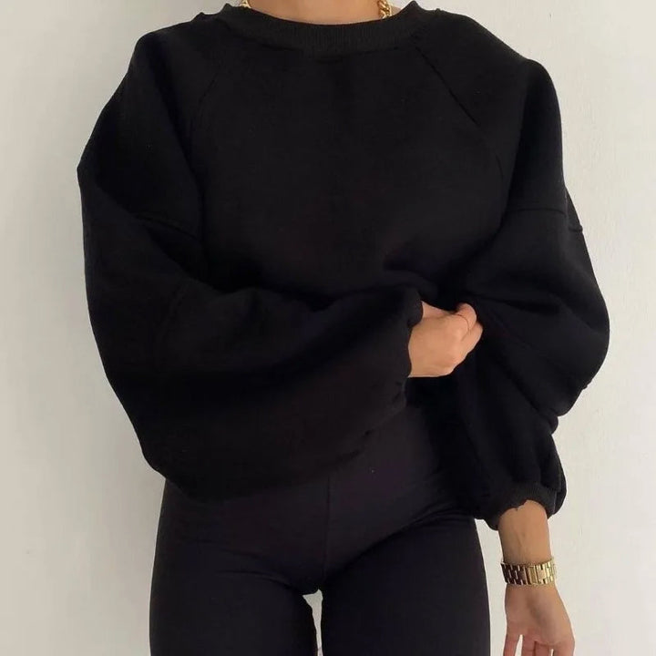 Stilla | Løs Rund hals Langærmet Pullover