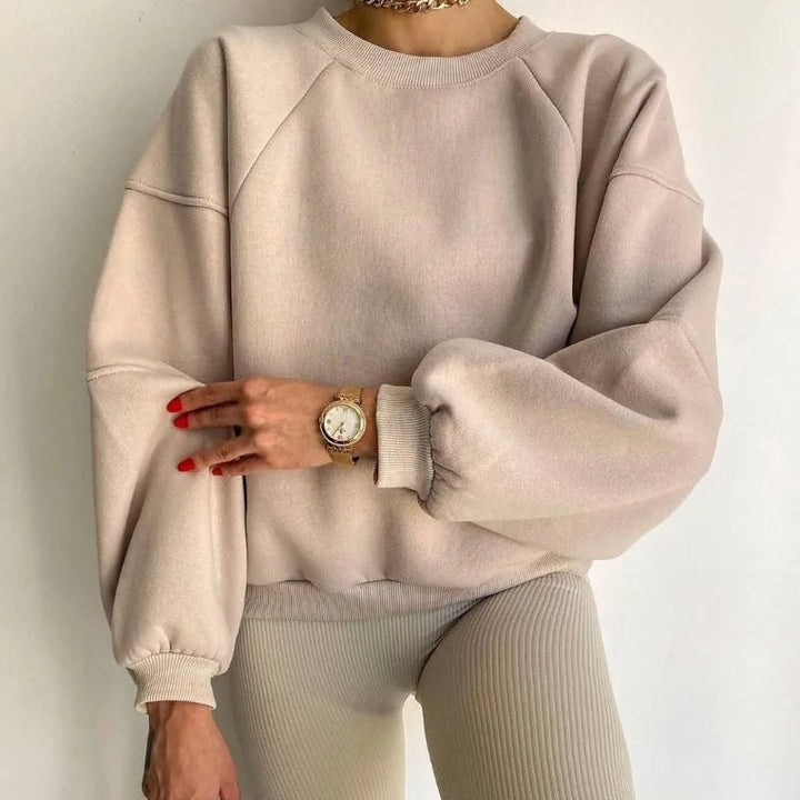 Stilla | Løs Rund hals Langærmet Pullover