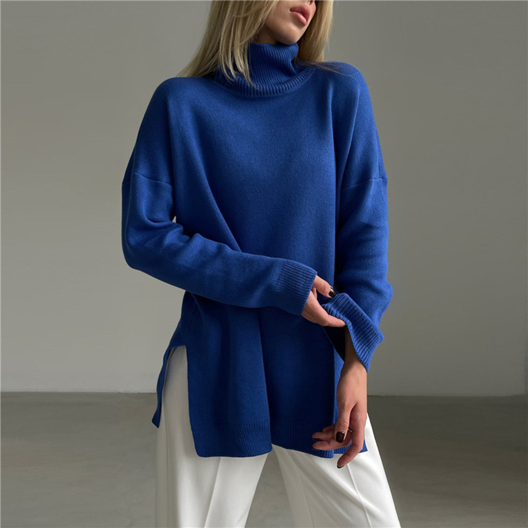 Stilla | Højkravepullover med Lange Ærmer