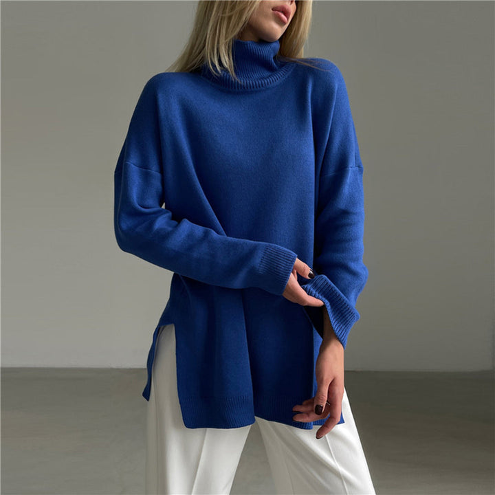Stilla | Højkravepullover med Lange Ærmer