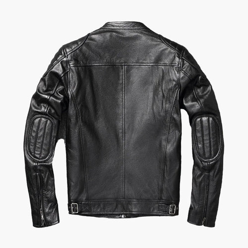 Stilla | Bikerjakke I Klasisk Moto-Stil - Slim Fit Mode Overgangsjakke til Fritid og Hverdag