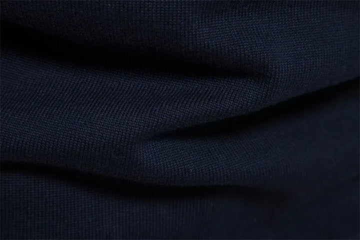Stilla | Strikpullover med Kvart Lynlås - Elegant Fint Strik til Erhvervsliv & Fritid