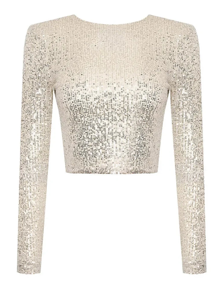 Stilla | Elegant blondet cropped-top