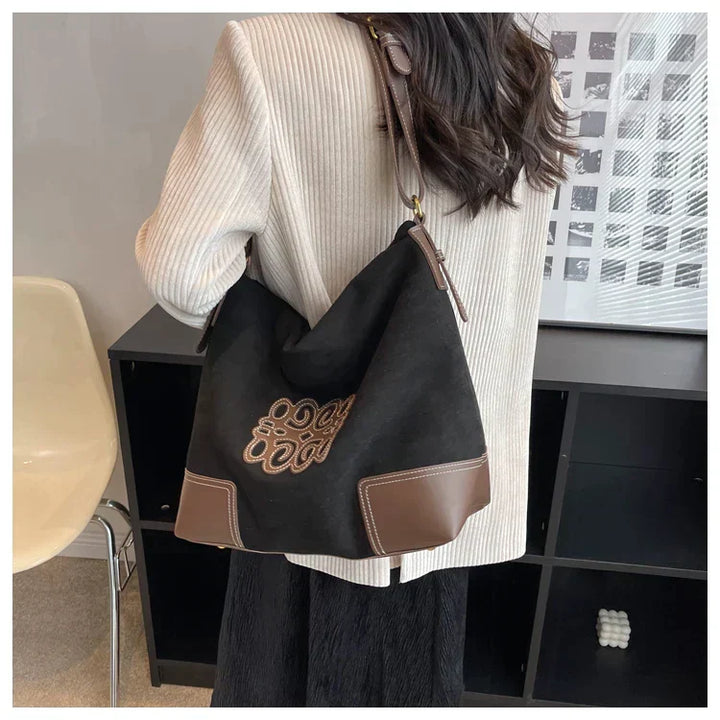 Skovae | Dame Luxus Mærke Messenger Tasker Retro Brun Crossbody Tote Tasker Spand Clutch Taske Indkøb Stor Kapacitet Rejsetaske