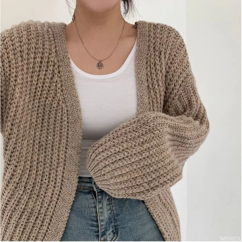 Stilla | Oversized Chunky Strik Cardigan