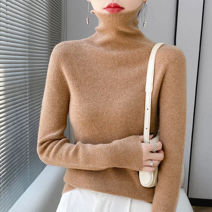 Stilla | Rullekravepullover Af Uld