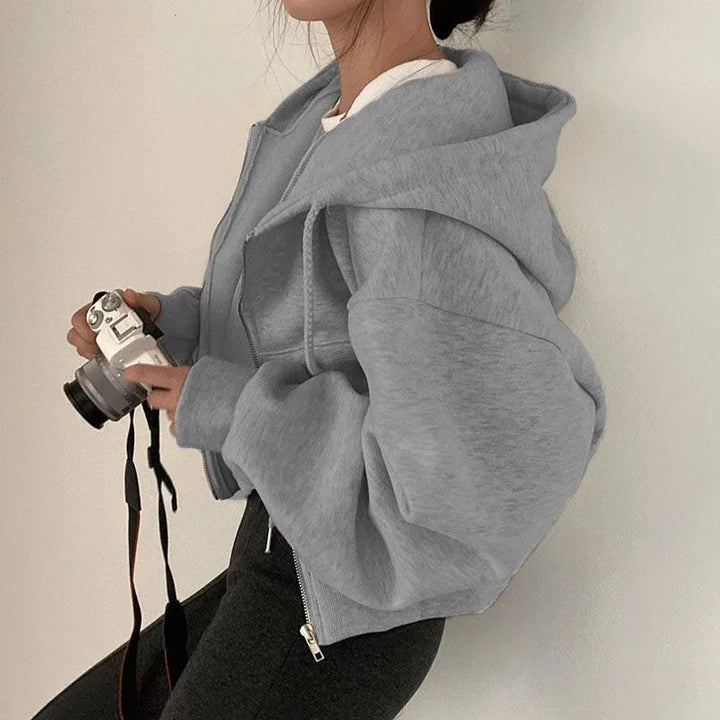 Stilla | Stilet dame fleece jumper med lynlås