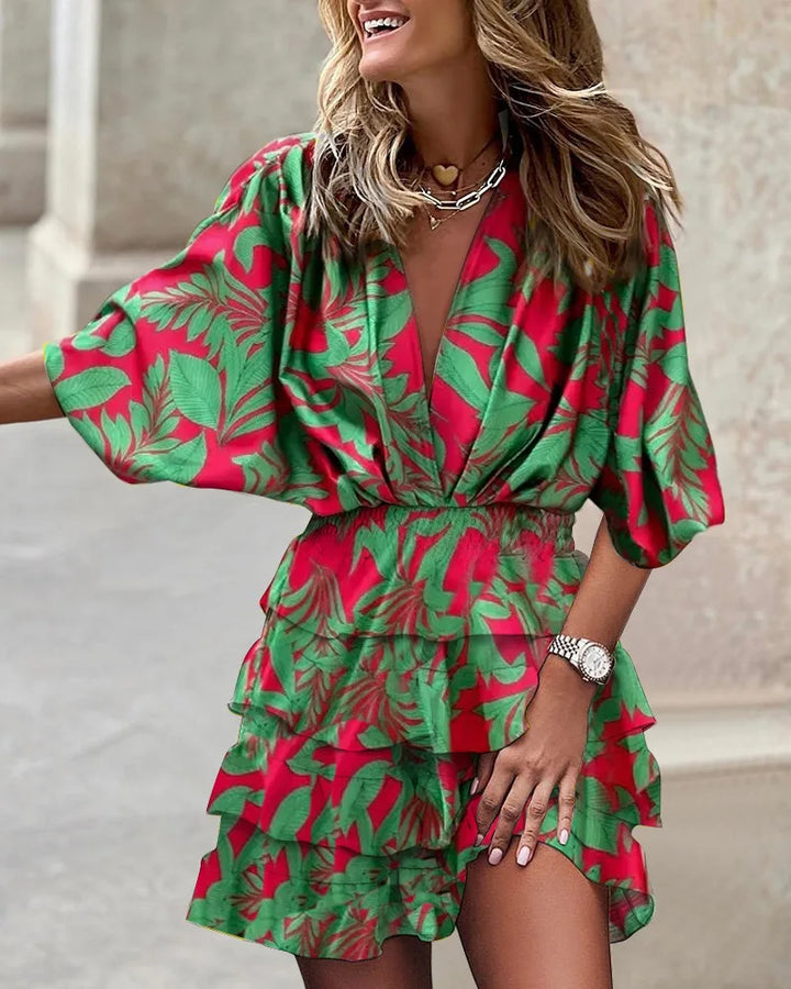 Stilla | Stilfuld Mini Kjole Med Print