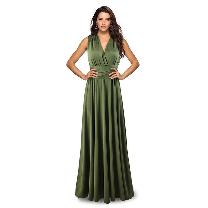 Stilla | Kvinders Multiway Wrap Konvertibel Boho Maxi Kjole