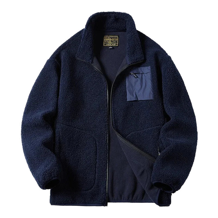 Stilla | Unisex Fleecejakke I Outdoor-Stil med Zipper og Brystlomme - Ideel til Fritid & Hverdag