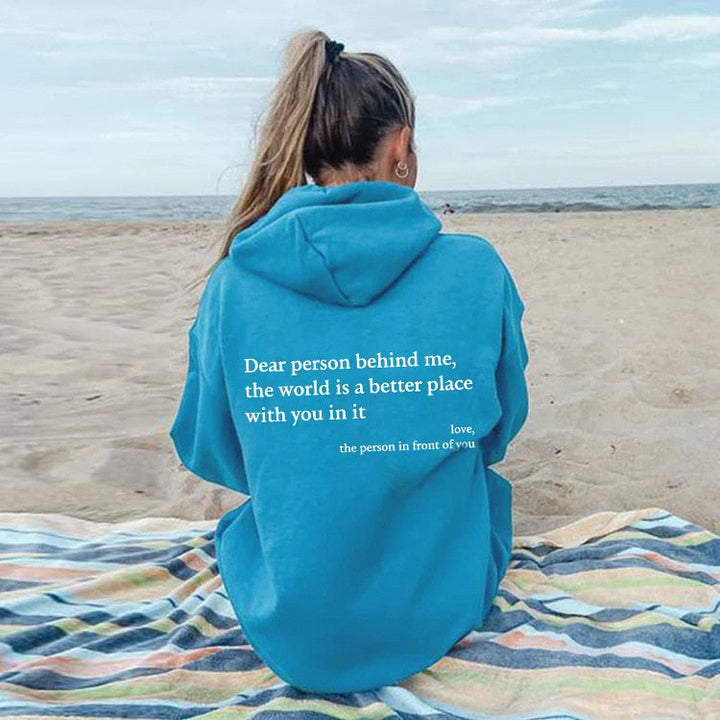 Angel™ - Kærlighed Person bag mig Unisex Hoodie [Sidste Dag Rabat]