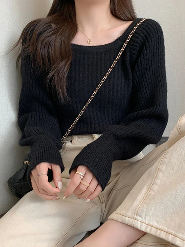Stilla | Pullover Damer Efterår Med Lange Puffærmer