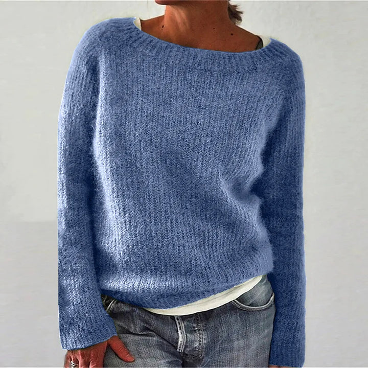 Stilla | Løs Strikkeboot Hals Pullover