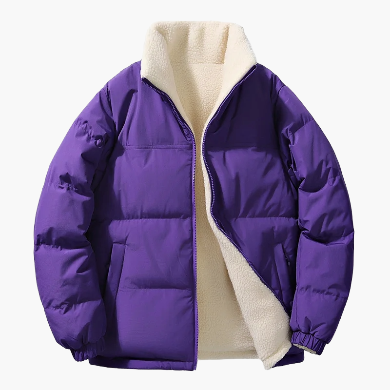 Stilla | Vinter Steppjakke med Fleece-Indvendig - Urban Fritidsjakke, Løs Pasform, Varm, Ideel til Hverdag & Udendørs