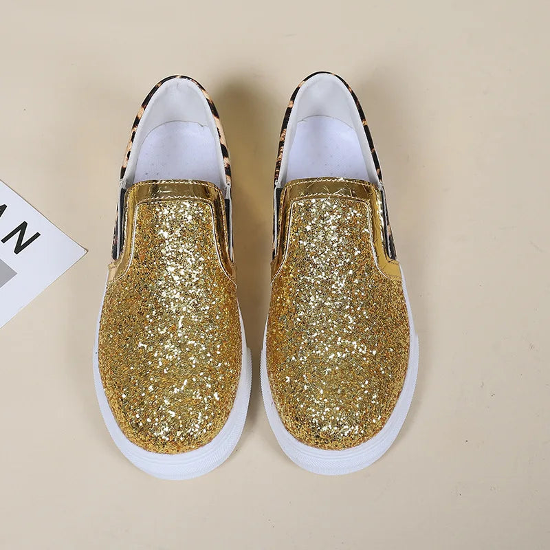 Stilla | Paillettes Flade Loafers