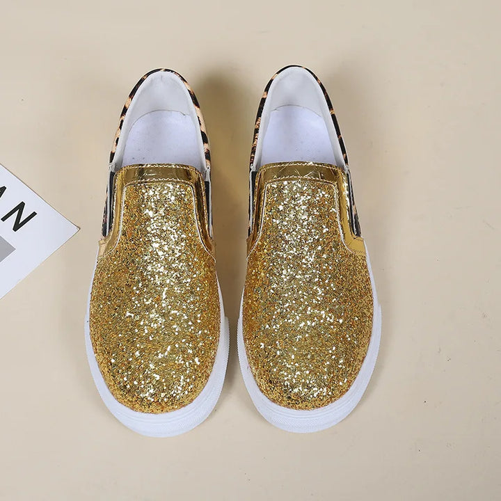 Stilla | Paillettes Flade Loafers
