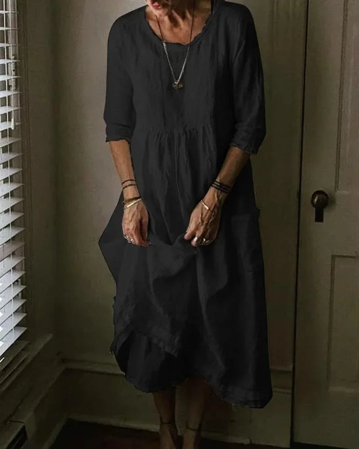 Stilla | Bomulds-linned Oversized Kvinders Kjole