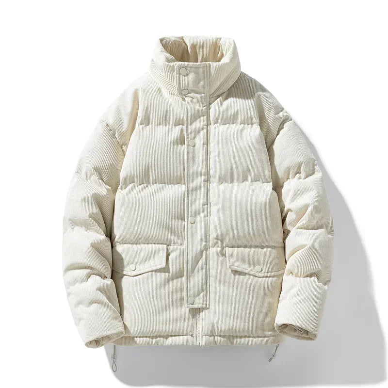Stilla | Trendy Vinter-Exklusiv Cord-Steppjakke til Mænd