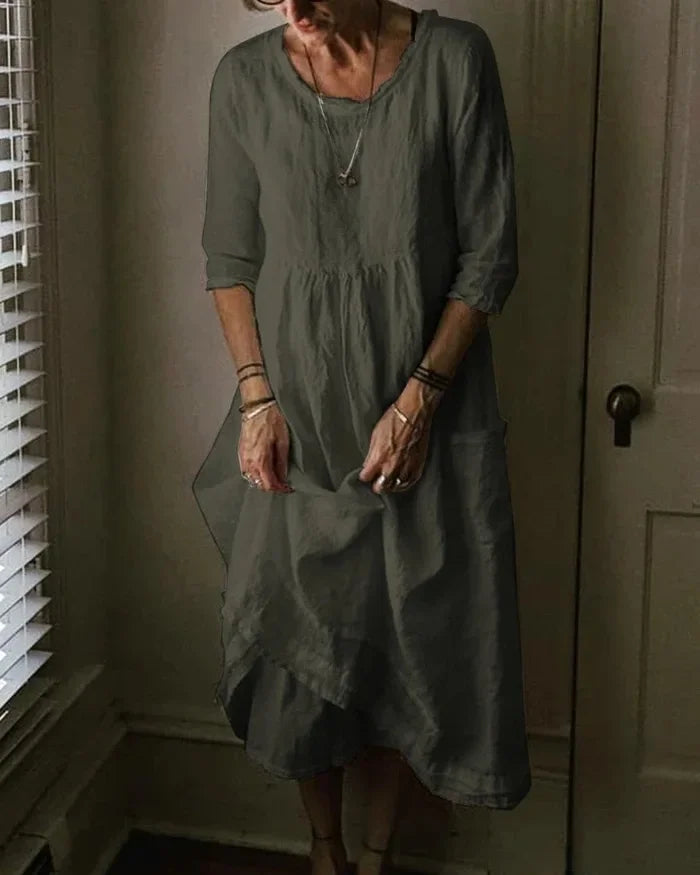 Stilla | Bomulds-linned Oversized Kvinders Kjole