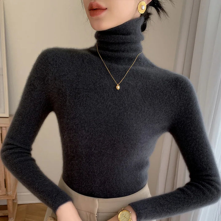 Stilla | Rullekravepullover Af Uld