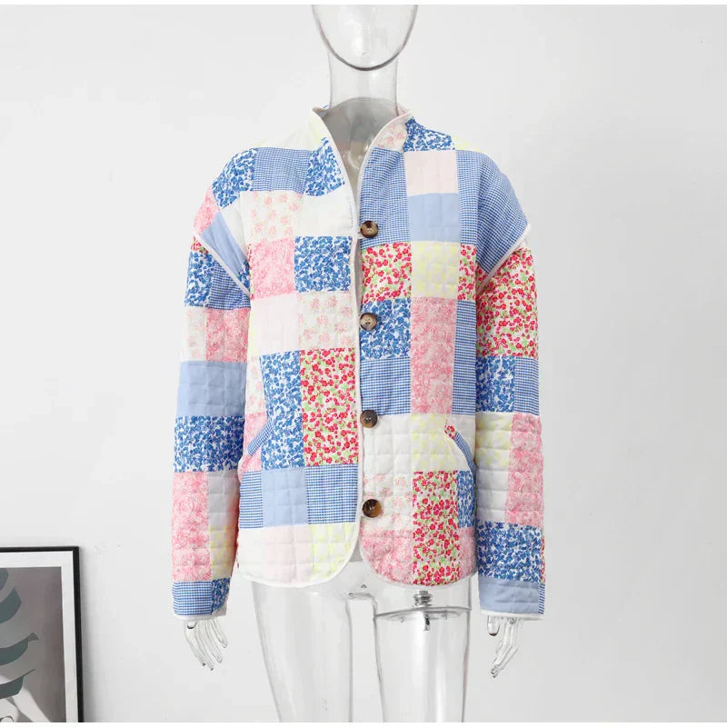 Stilla | Trendy quiltet patchworkjakke