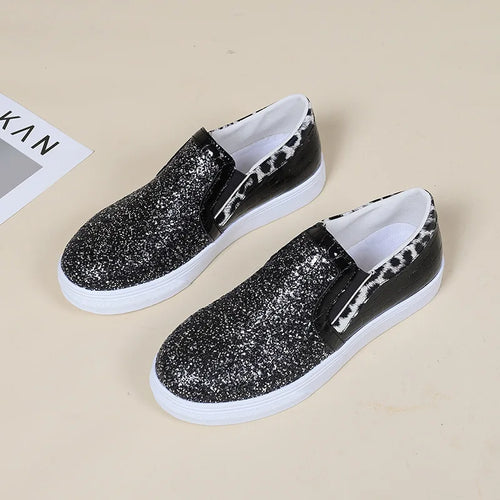 Stilla | Paillettes Flade Loafers